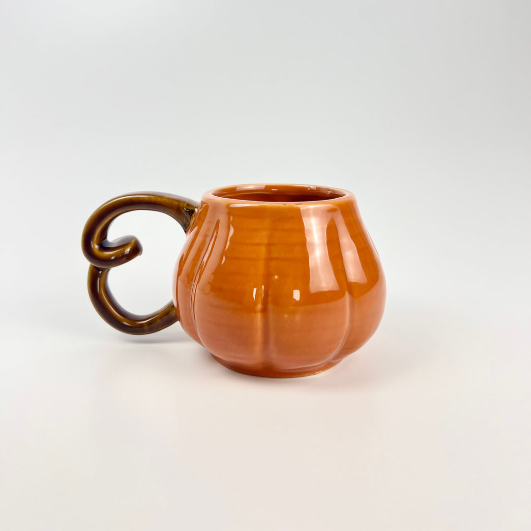 Mug: Stoneware Pumpkin, 16oz
