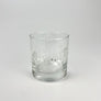 Love & Victory engraved summit glass clear barware tumbler with mountain design
