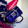 Kanibal & Co. navy blue Jersey City mug with the text It's a Nice Place on the side