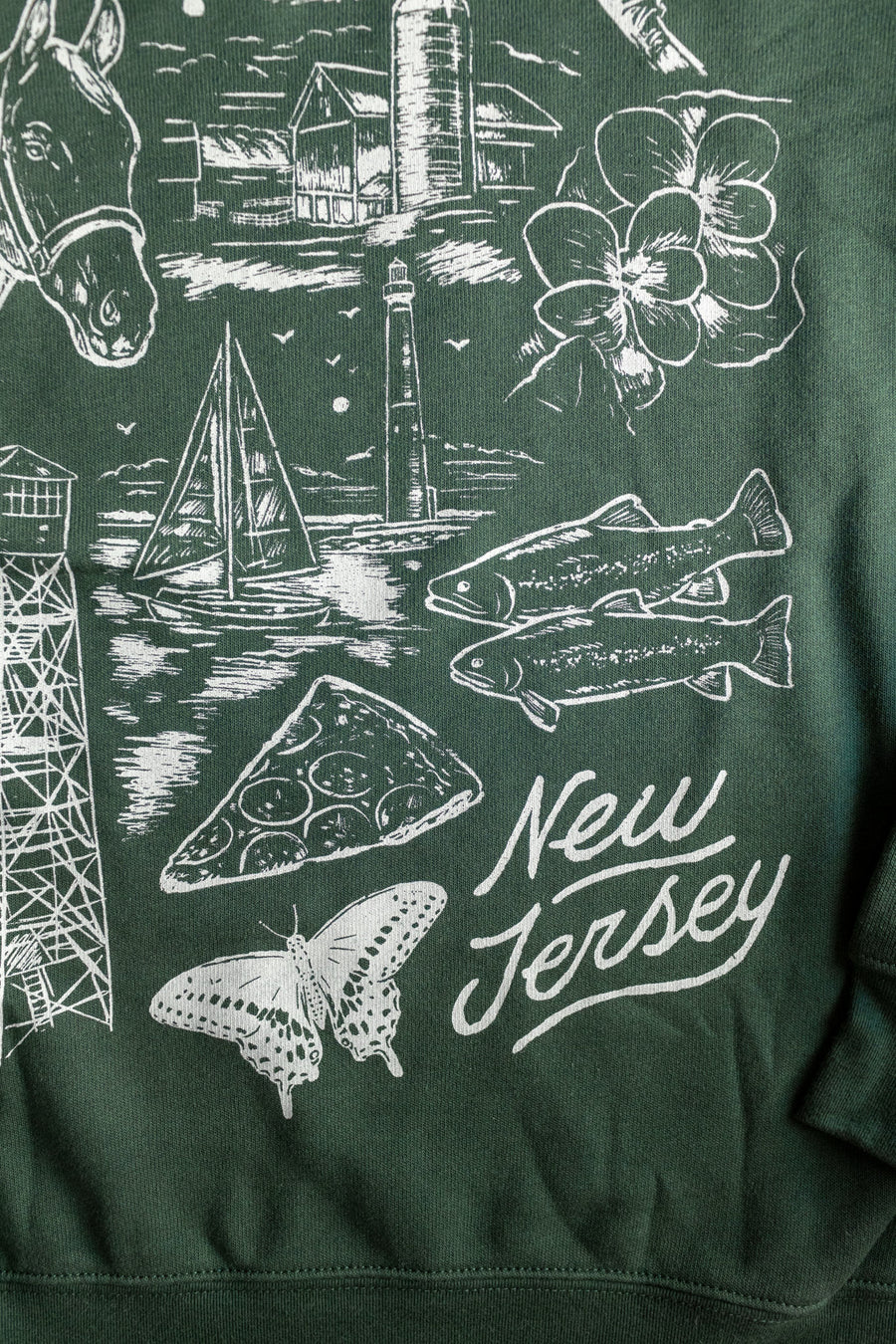 Sweatshirt: New Jersey Crew Neck