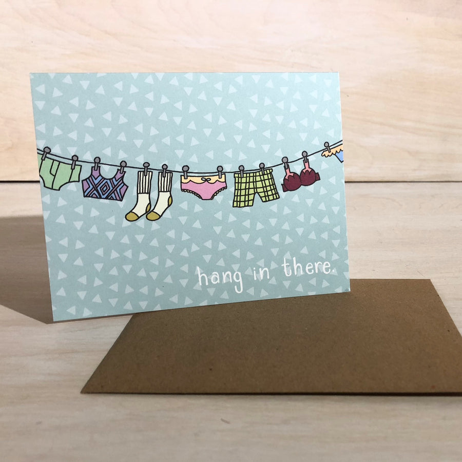 Card: Hang in There, Moxie Fox