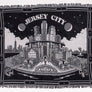 Kanibal & Co. custom Jersey City blanket featuring detailed cityscape design with fringed edges