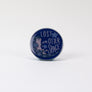 Kanibal & Co otter space enamel pin with lost in otter space text and star design