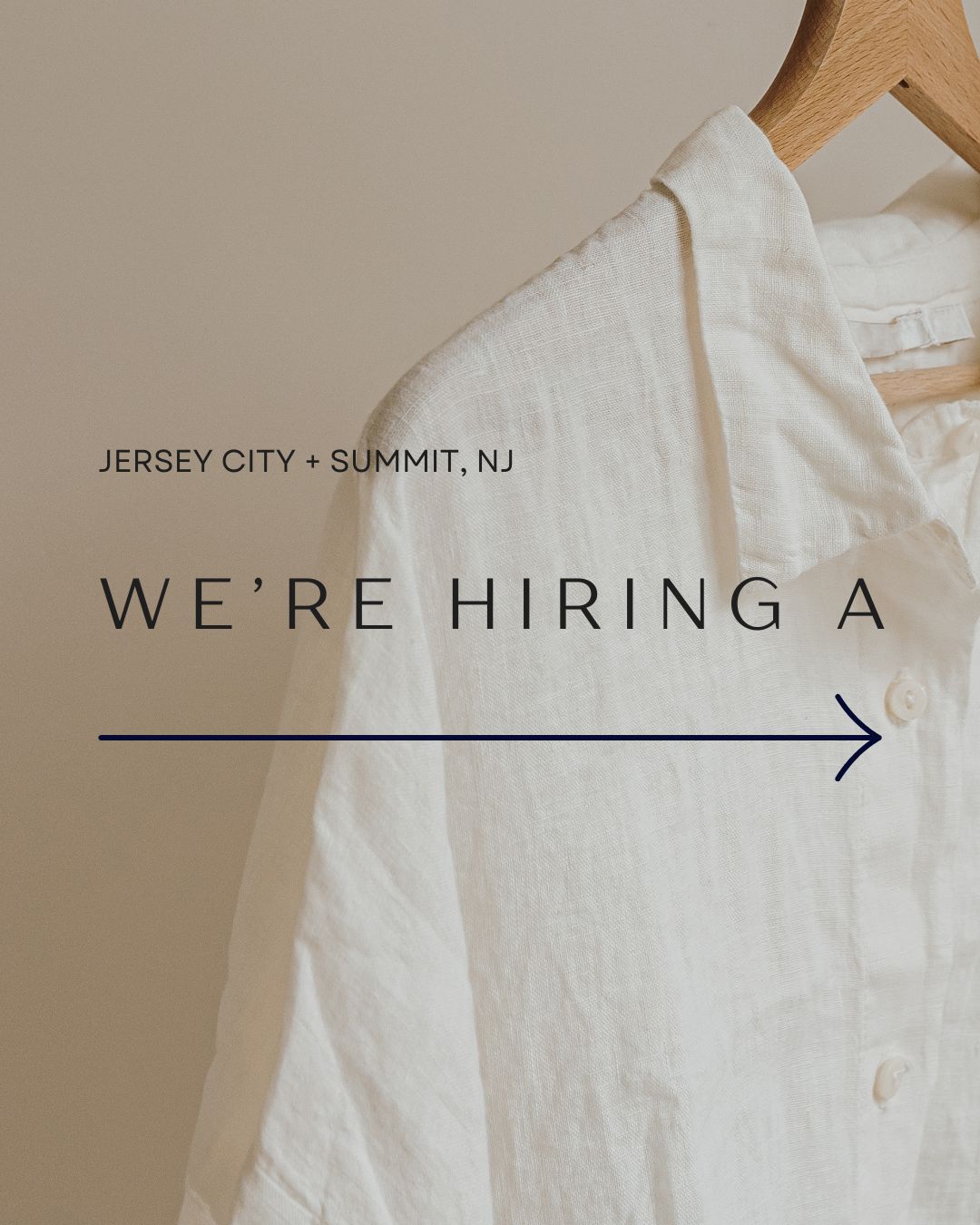 We're Hiring -  Jersey City & Summit Shops!