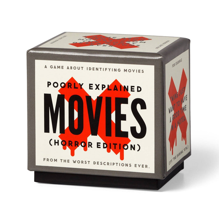 Game: Mini Poorly Explained Movies - Horror Edition