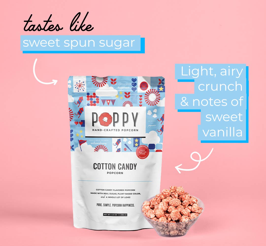 Poppy: Cotton Candy Popcorn