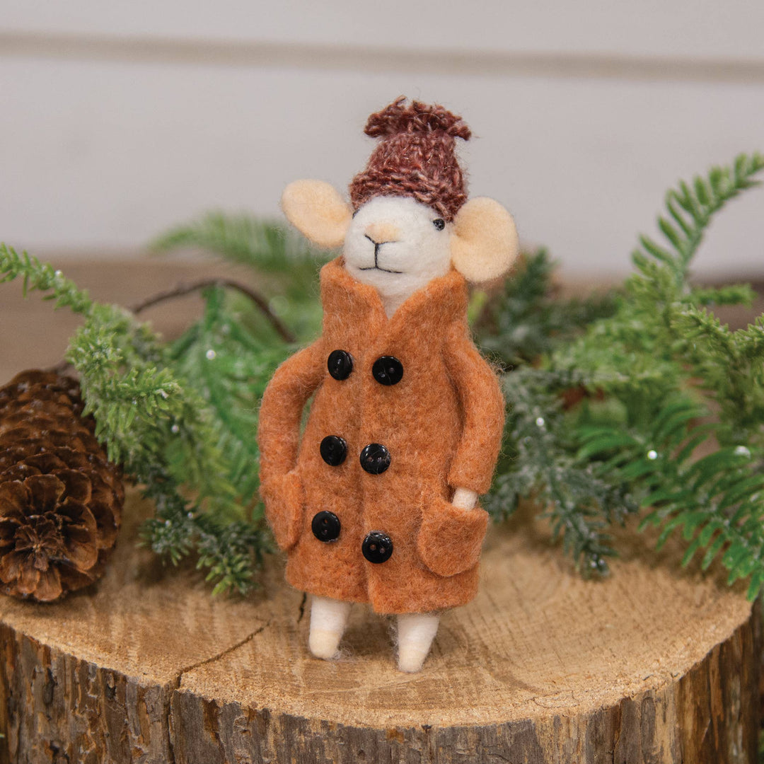 Ornament: Mouse in Tan Coat