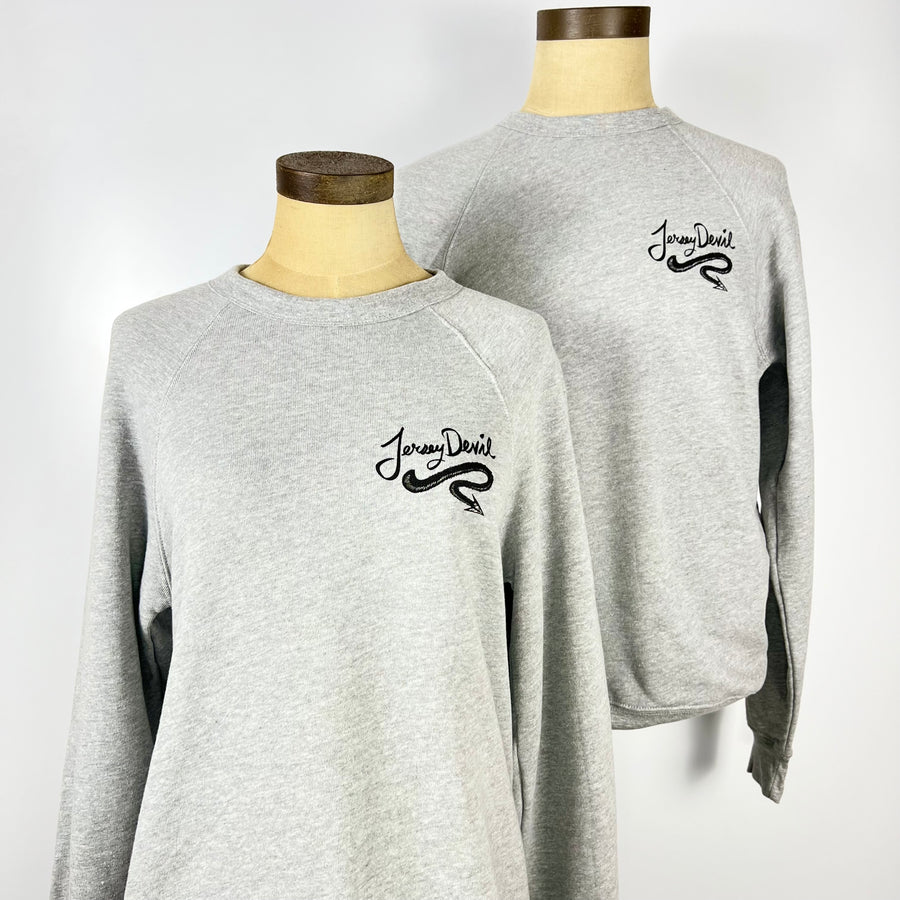 Raglan Crewneck Sweatshirt: Jersey Devil