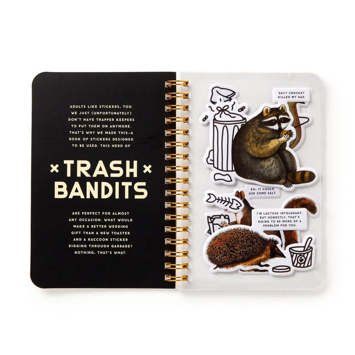Sticker Book: Trash Bandits