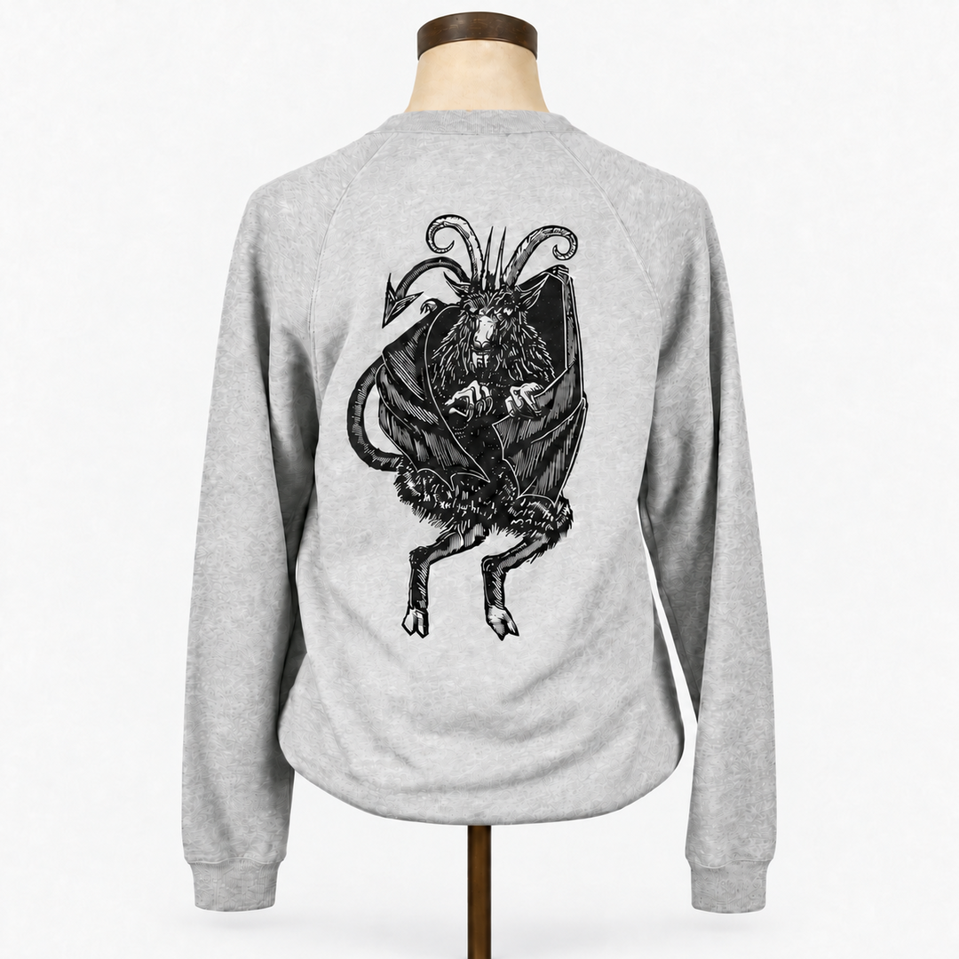 Raglan Crewneck Sweatshirt: Jersey Devil