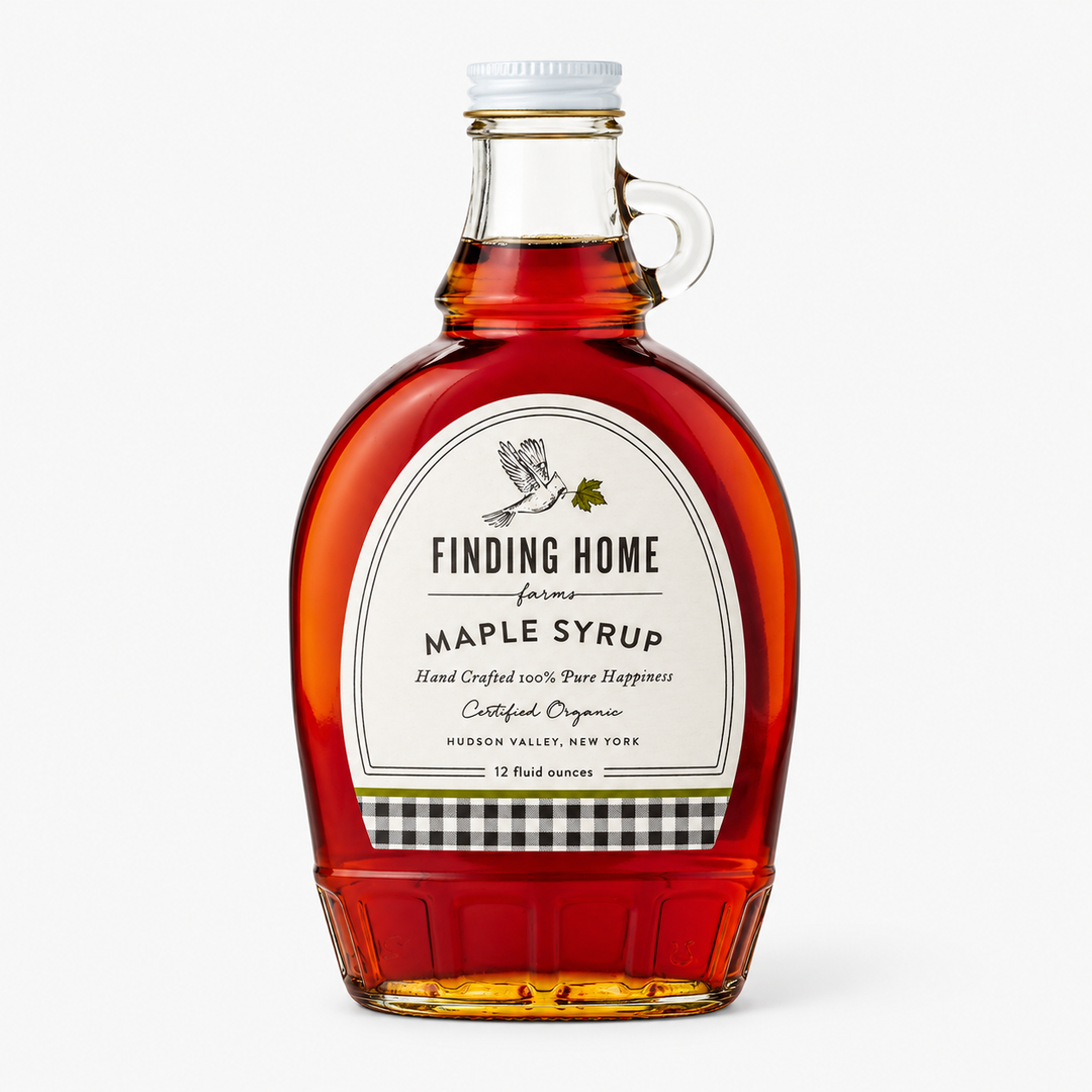 Organic Maple Syrup: Farmhouse Bottle, 8oz