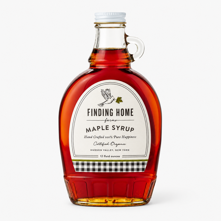 Organic Maple Syrup: Farmhouse Bottle, 8oz