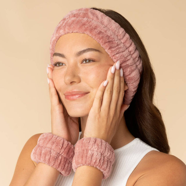Spa Headband and Wristlets: 3pc Set