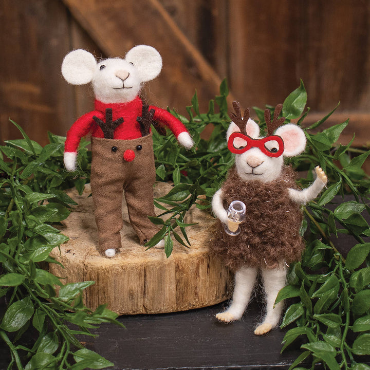 Ornament: Reindeer Pants Mouse