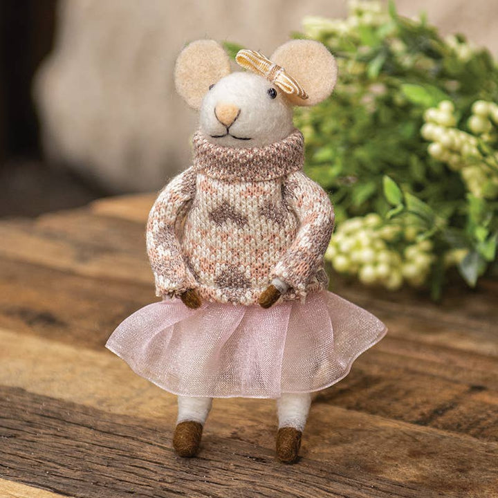 Ornament: Cozy Sweater Mouse