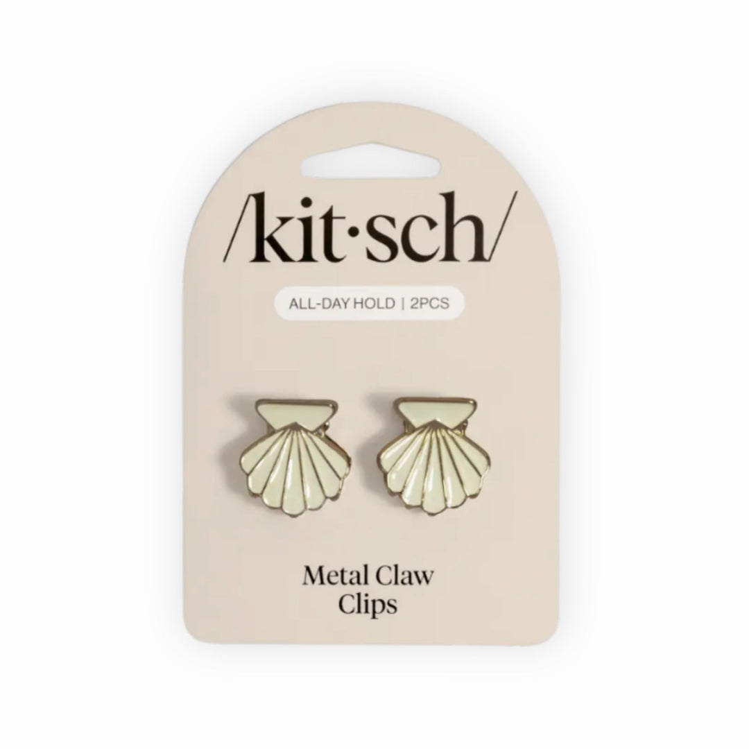 Kitsch: Clam Shell Hair Clip, 2pc Set