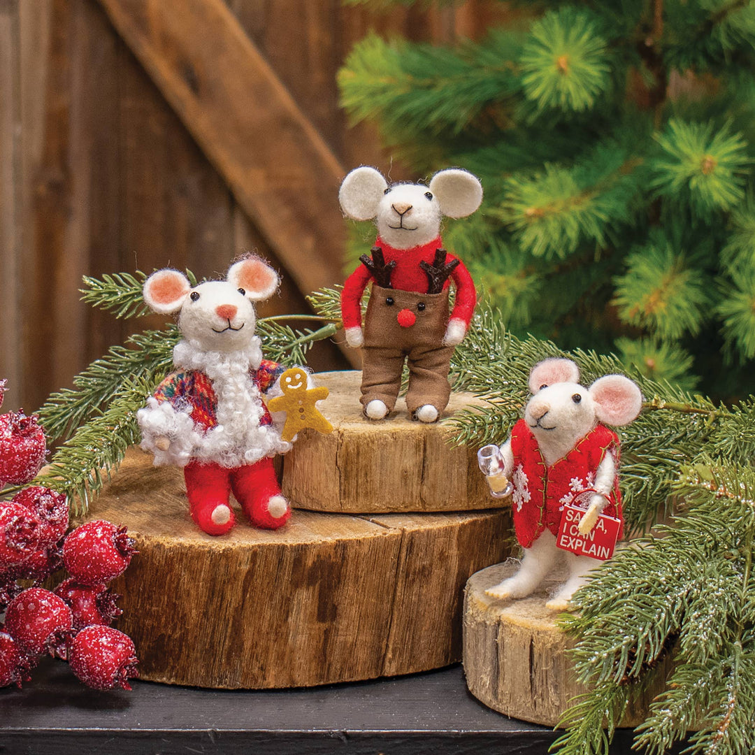 Ornament: Reindeer Pants Mouse