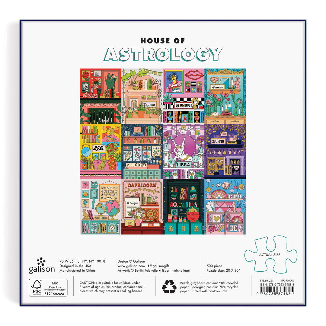 Puzzle: House of Astrology 500 Piece