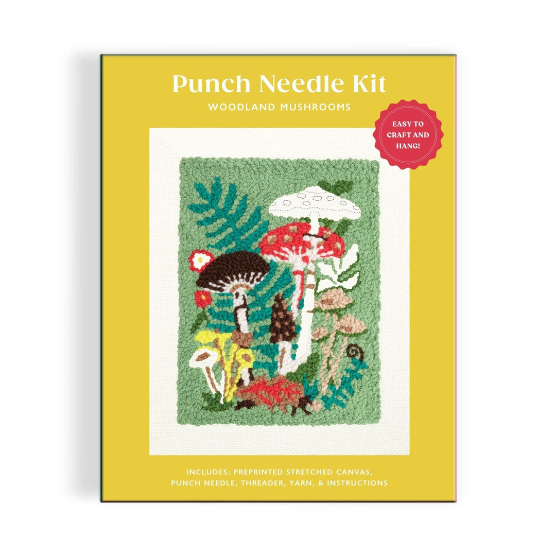 Punch Needle Kit: Woodland Mushrooms