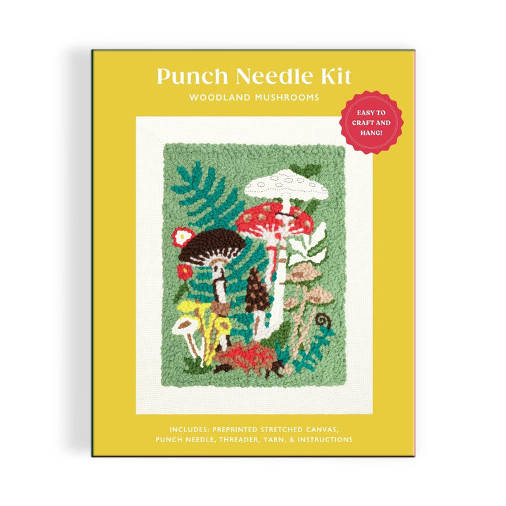 Punch Needle Kit: Woodland Mushrooms