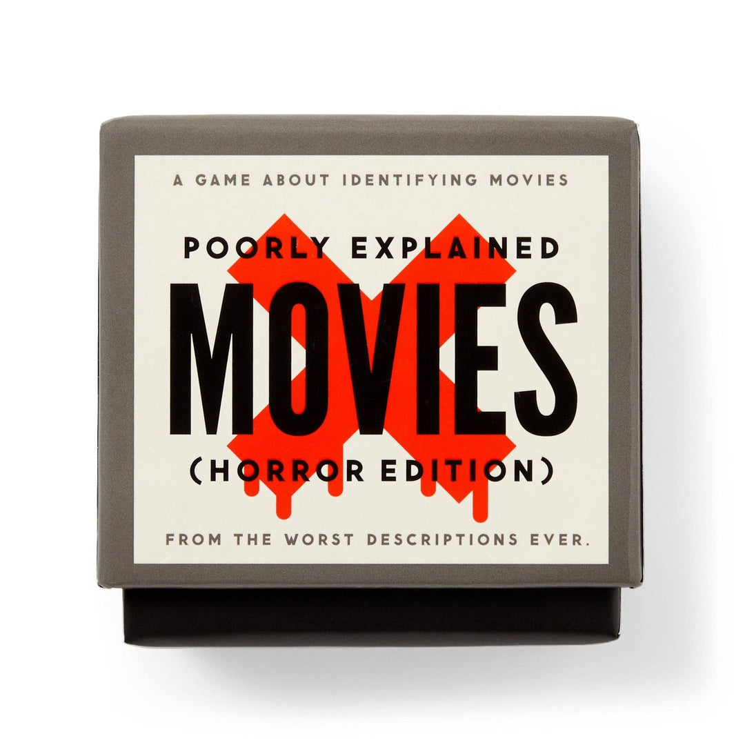 Game: Mini Poorly Explained Movies - Horror Edition