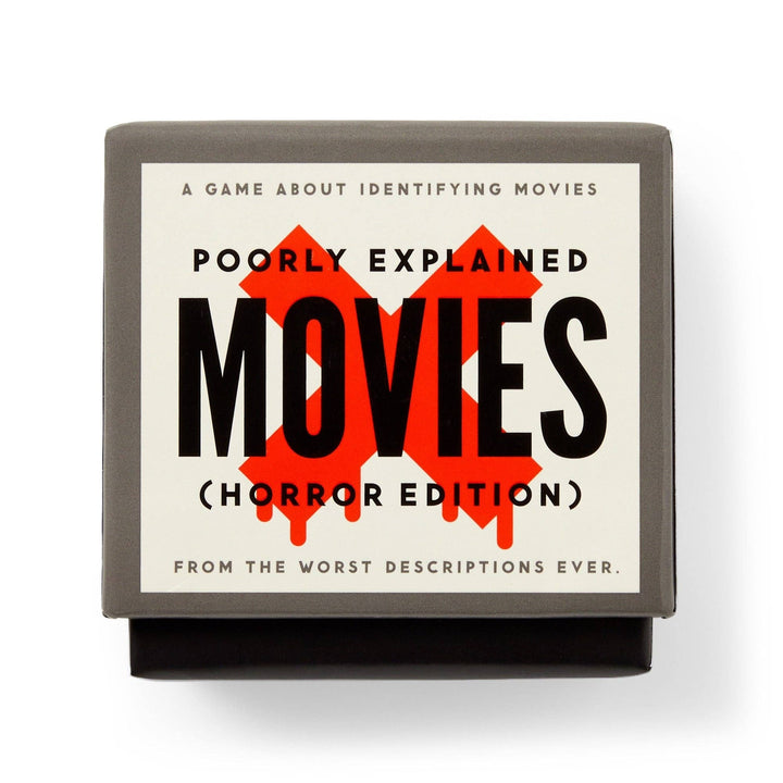 Game: Mini Poorly Explained Movies - Horror Edition