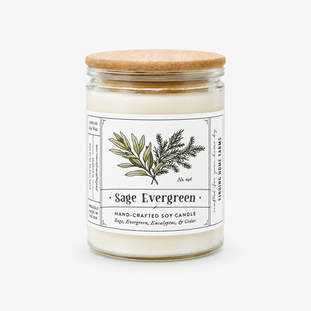 Candle: Sage Evergreen