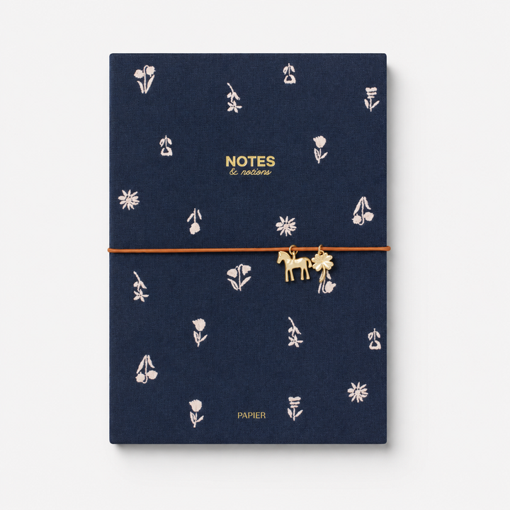 Lined Notebook: Twilight Blooms