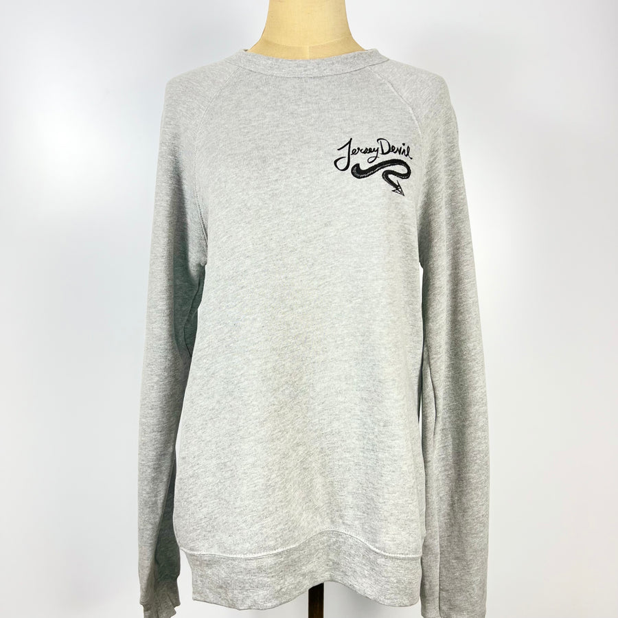 Raglan Crewneck Sweatshirt: Jersey Devil