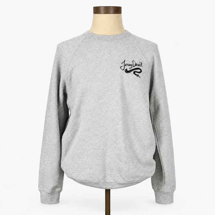 Raglan Crewneck Sweatshirt: Jersey Devil