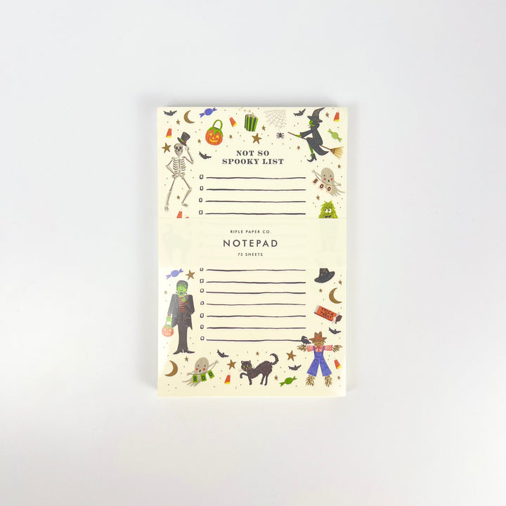 Notepad: Not So Spooky List