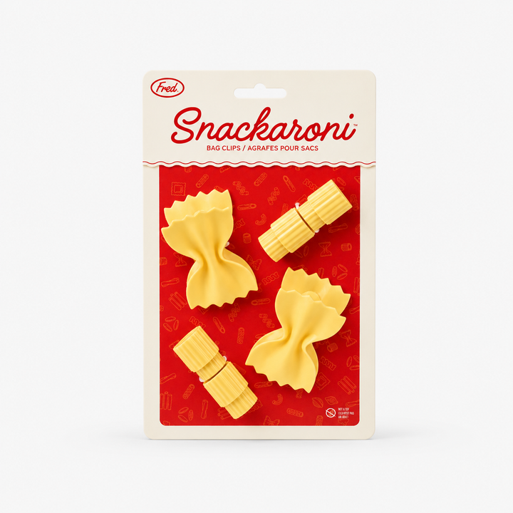Bag Clips S/4: Snackaroni