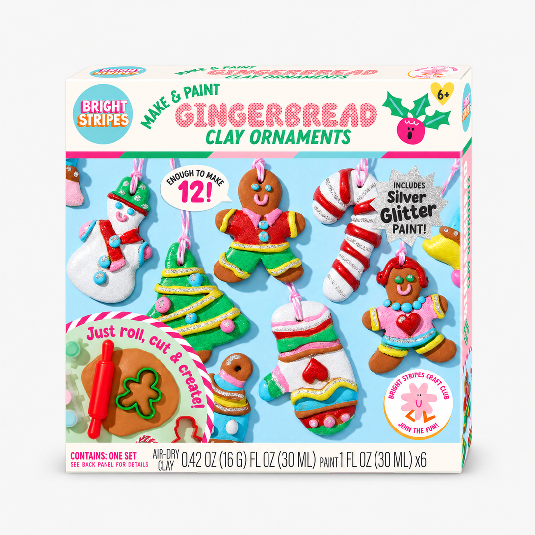 DIY Kit: Gingerbread Clay Ornaments