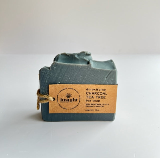 Insight Soap + Body: Charcoal Tea Tree Bar Soap