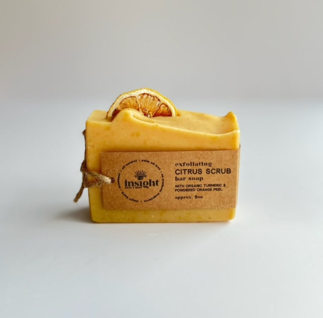Insight Soap + Body: Citrus Scrub Bar Soap
