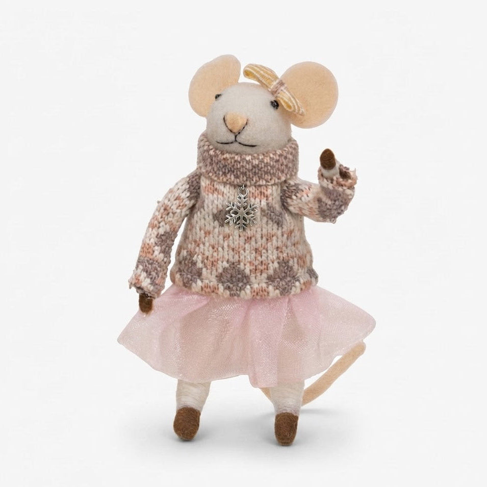 Ornament: Cozy Sweater Mouse