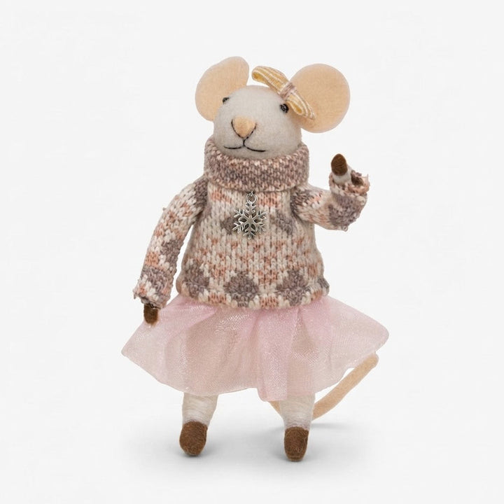 Ornament: Cozy Sweater Mouse