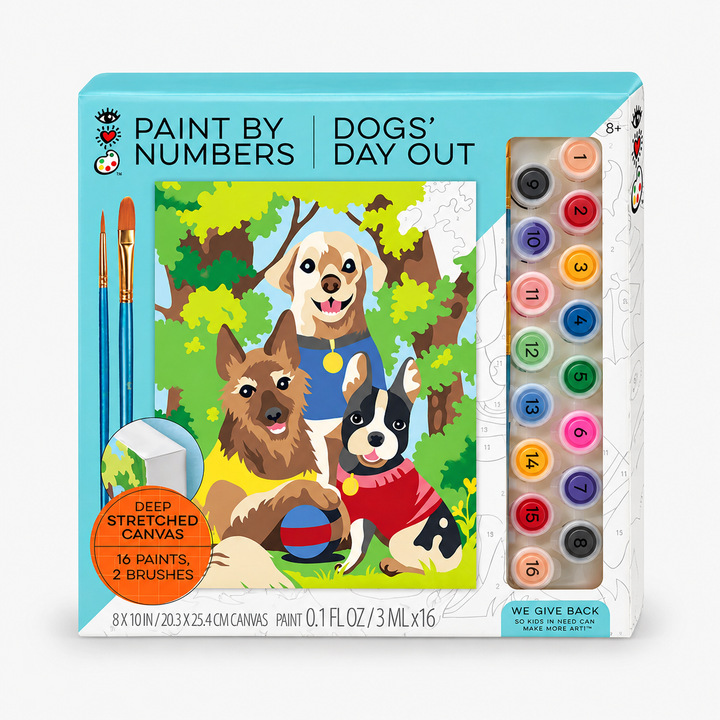 Paint By Numbers: Dogs&