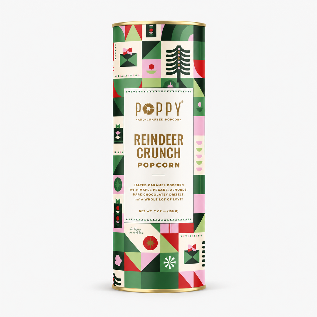 Holiday Popcorn: Reindeer Crunch Cylinder