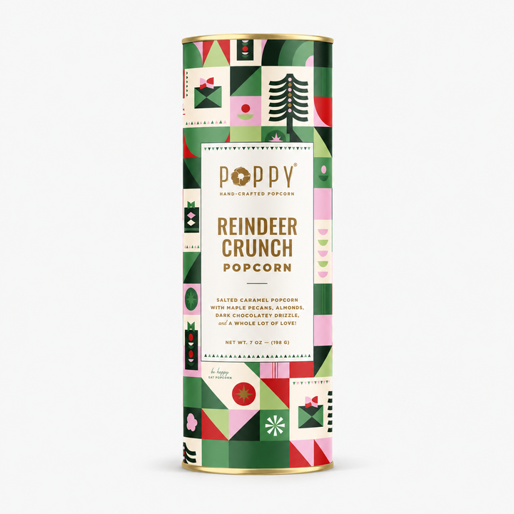 Holiday Popcorn: Reindeer Crunch Cylinder