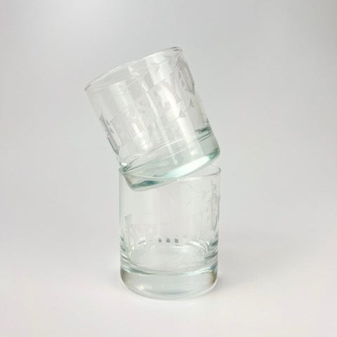Engraved Glass: Jersey City