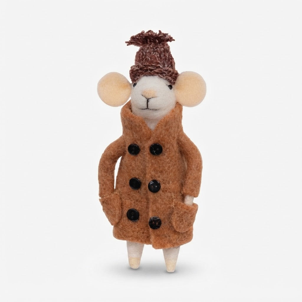 Ornament: Mouse in Tan Coat