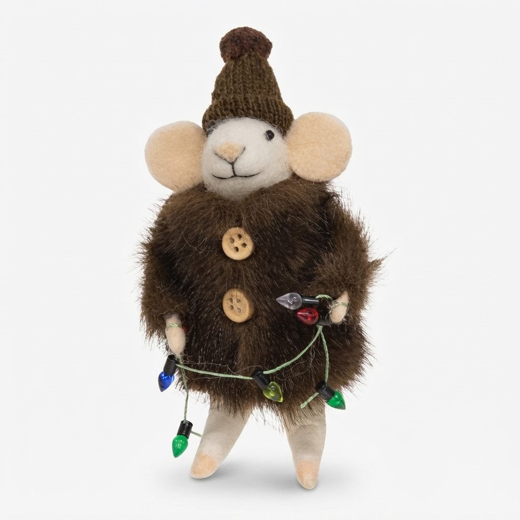 Ornament: Fur Coat Mouse