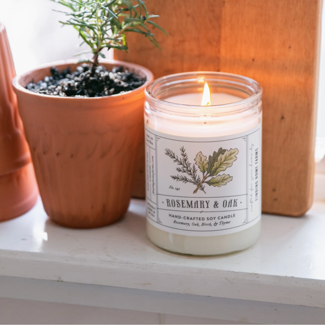 Candle: Rosemary & Oak