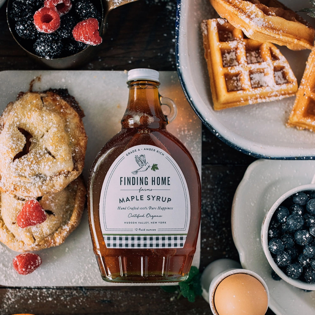 Organic Maple Syrup: Farmhouse Bottle, 8oz