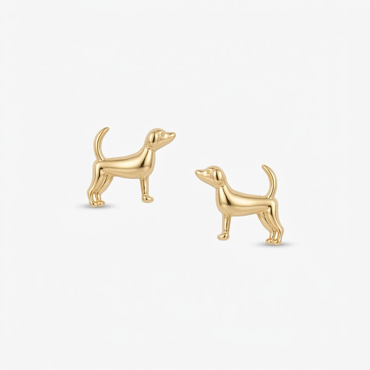Earrings: Dog Studs