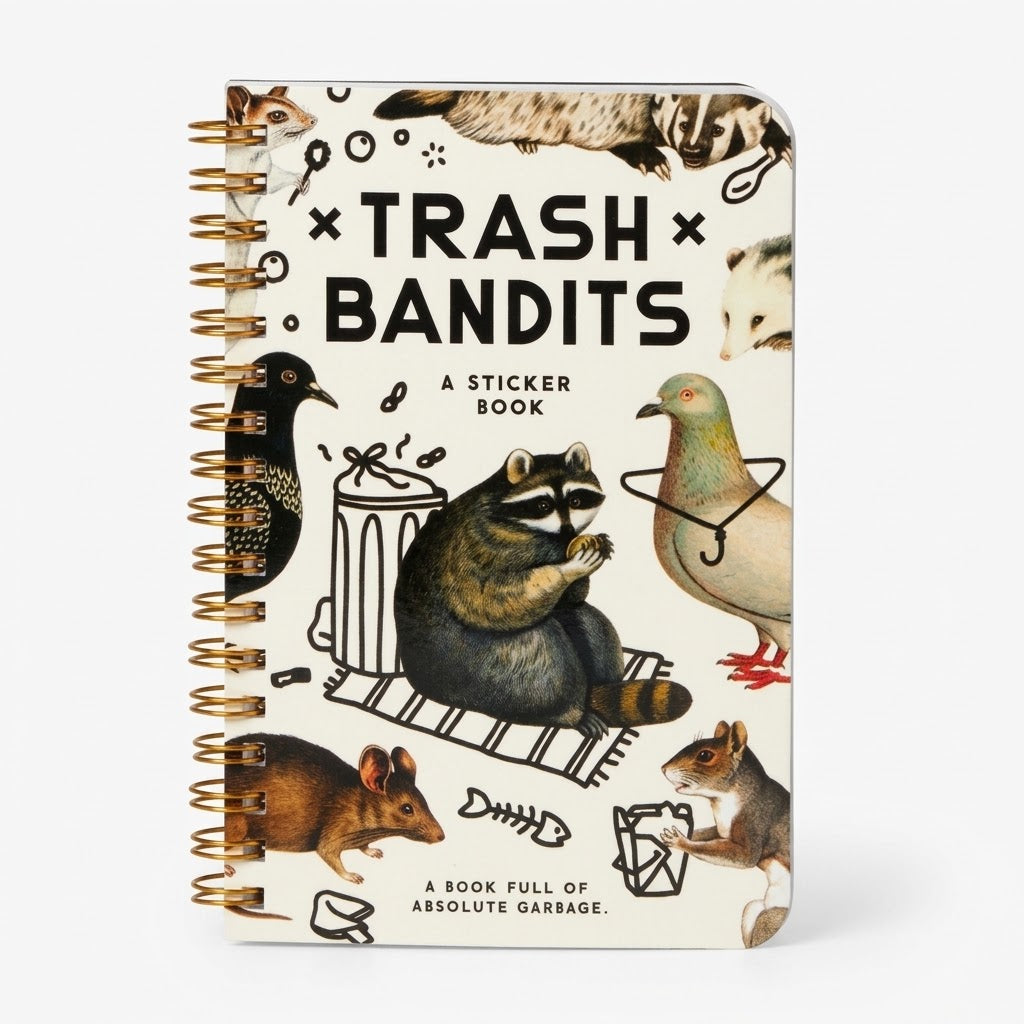 Sticker Book: Trash Bandits