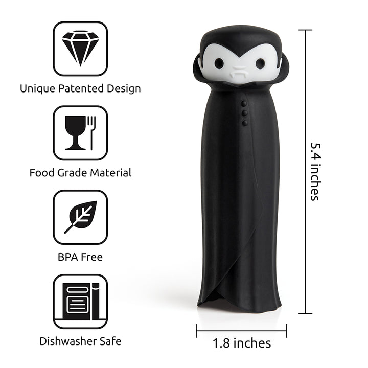 Garlic Clove Peeler: Drac N' Roll Vampire
