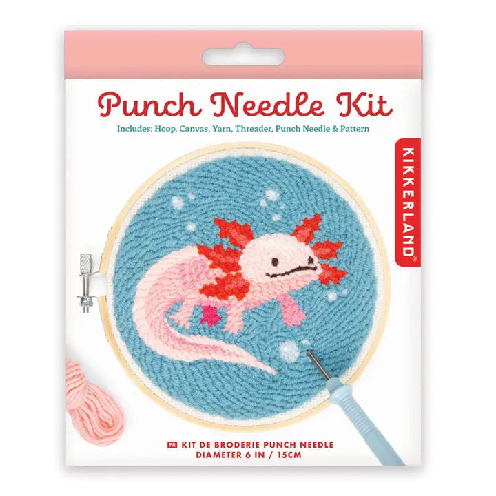 Craft Kits: Axolotl Punch Needle