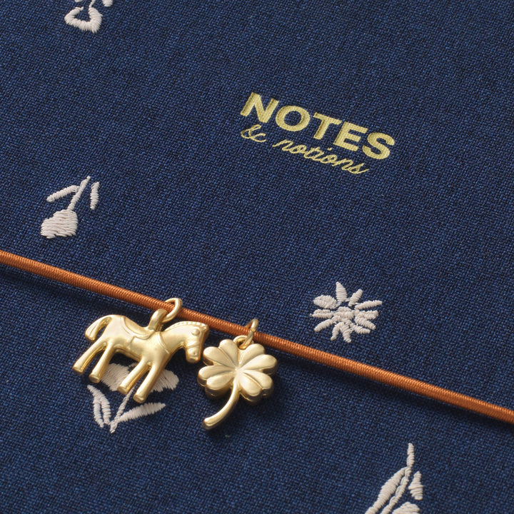 Lined Notebook: Twilight Blooms